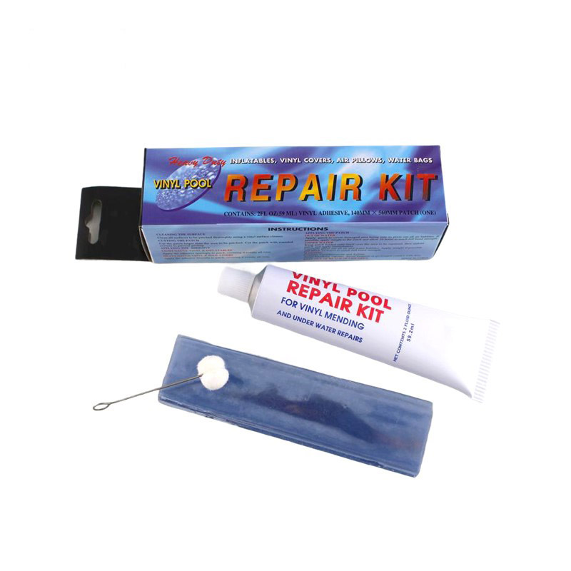 Kit di riparazione del rivestimento adesivo trasparente per piscine fuori terra